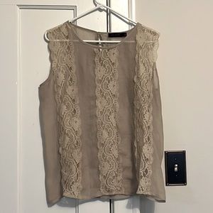 The Limited beige lace tank top size Large, used